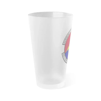 628th Communications Squadron (U.S. Air Force) Frosted Pint Glass 16oz - Go Mug Yourself