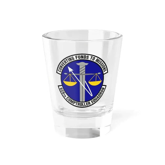 628th Comptroller Squadron (U.S. Air Force) Shot Glass 1.5oz 1.5oz - Go Mug Yourself