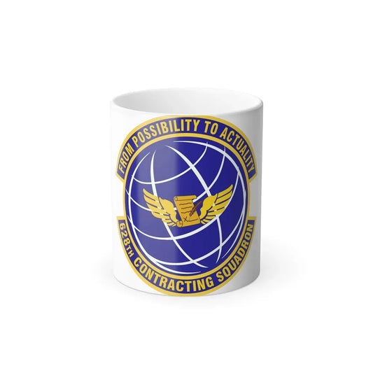 628th Contracting Squadron (U.S. Air Force) Color Changing Mug 11oz - Go Mug Yourself