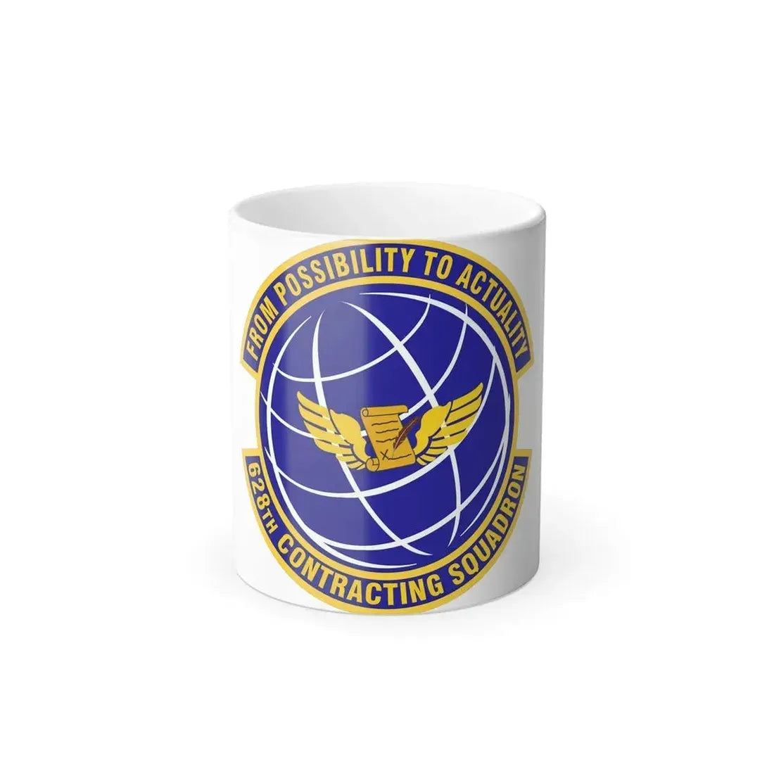 628th Contracting Squadron (U.S. Air Force) Color Changing Mug 11oz - Go Mug Yourself