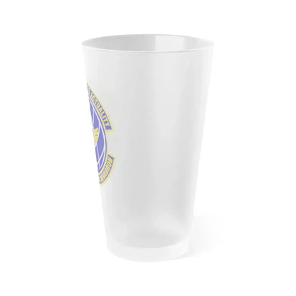 628th Contracting Squadron (U.S. Air Force) Frosted Pint Glass 16oz - Go Mug Yourself