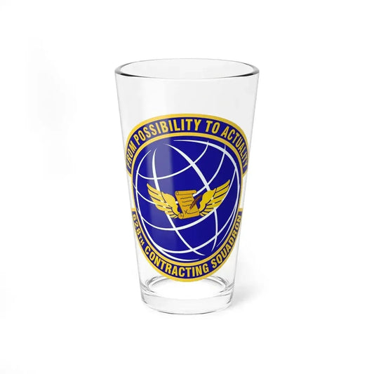628th Contracting Squadron (U.S. Air Force) Pint Glass 16oz 16oz - Go Mug Yourself