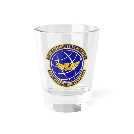 628th Contracting Squadron (U.S. Air Force) Shot Glass 1.5oz 1.5oz - Go Mug Yourself