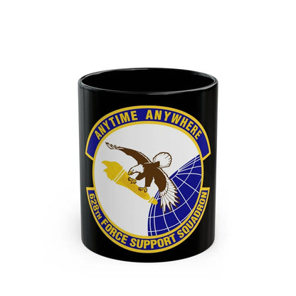 628th Force Support Squadron (U.S. Air Force) Black Coffee Mug-11oz-Go Mug Yourself