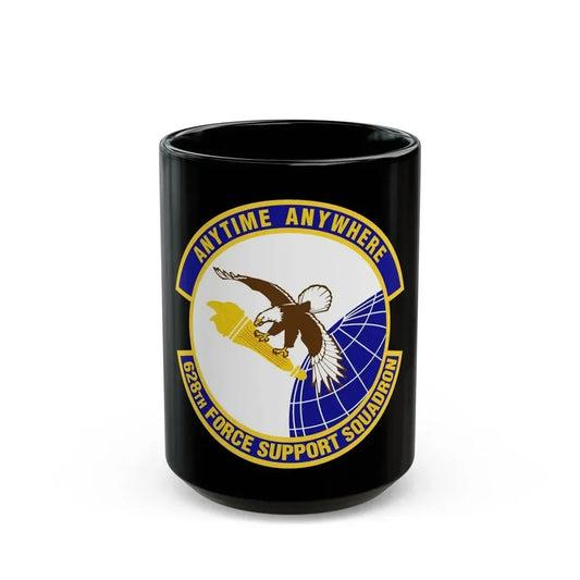 628th Force Support Squadron (U.S. Air Force) Black Coffee Mug 15oz - Go Mug Yourself