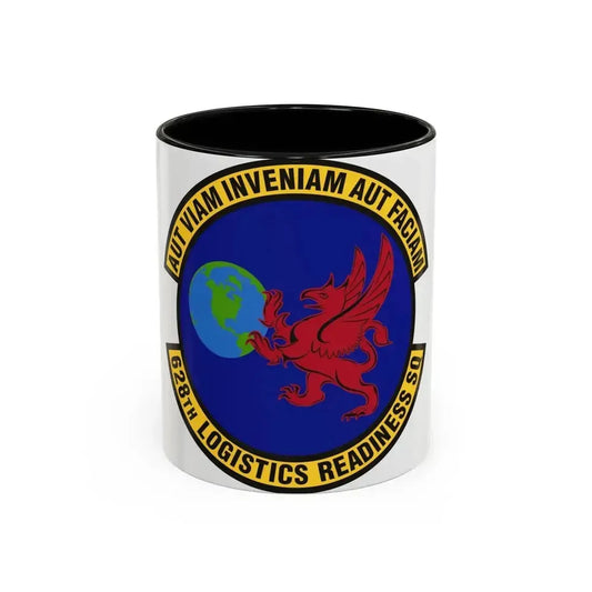 628th Logistics Readiness Squadron (U.S. Air Force) Accent Coffee Mug 11oz Black - Go Mug Yourself