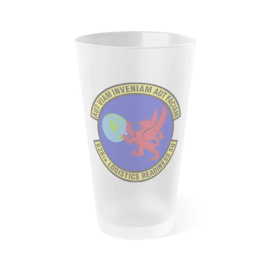 628th Logistics Readiness Squadron (U.S. Air Force) Frosted Pint Glass 16oz 16oz Frosted - Go Mug Yourself