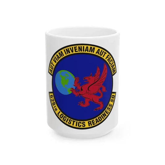 628th Logistics Readiness Squadron (U.S. Air Force) White Coffee Mug 15oz - Go Mug Yourself