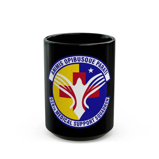 628th Medical Support Squadron (U.S. Air Force) Black Coffee Mug 15oz - Go Mug Yourself