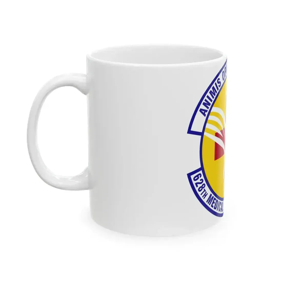 628th Medical Support Squadron (U.S. Air Force) White Coffee Mug - Go Mug Yourself