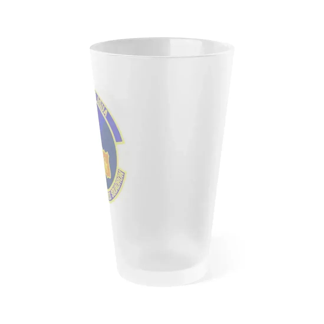 628th Security Forces Squadron (U.S. Air Force) Frosted Pint Glass 16oz - Go Mug Yourself