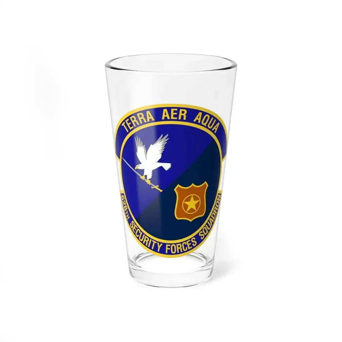 628th Security Forces Squadron (U.S. Air Force) Pint Glass 16oz - Go Mug Yourself