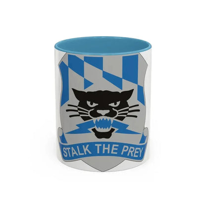 629 Military Intelligence Battalion (U.S. Army) Accent Coffee Mug 11oz Light Blue - Go Mug Yourself