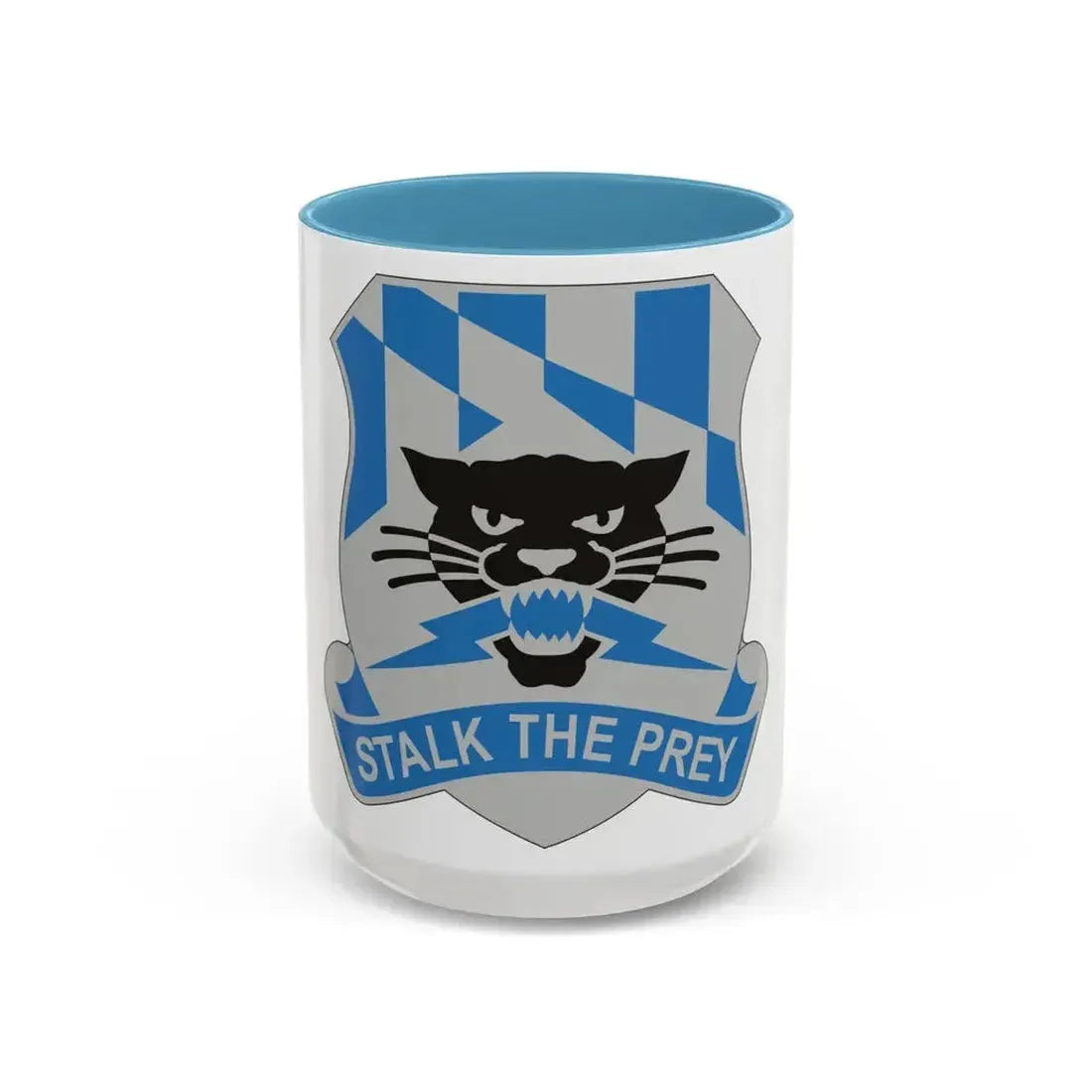 629 Military Intelligence Battalion (U.S. Army) Accent Coffee Mug 15oz Light Blue - Go Mug Yourself