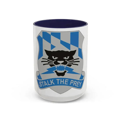 629 Military Intelligence Battalion (U.S. Army) Accent Coffee Mug 15oz Navy - Go Mug Yourself