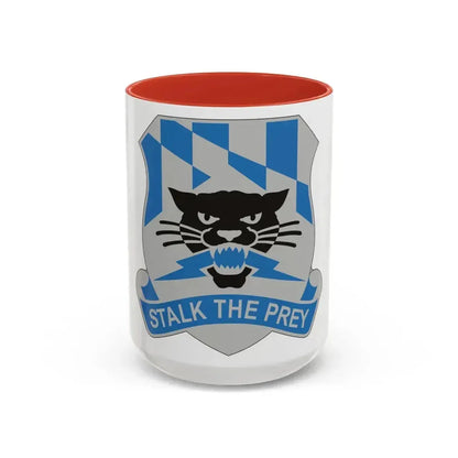 629 Military Intelligence Battalion (U.S. Army) Accent Coffee Mug 15oz Red - Go Mug Yourself