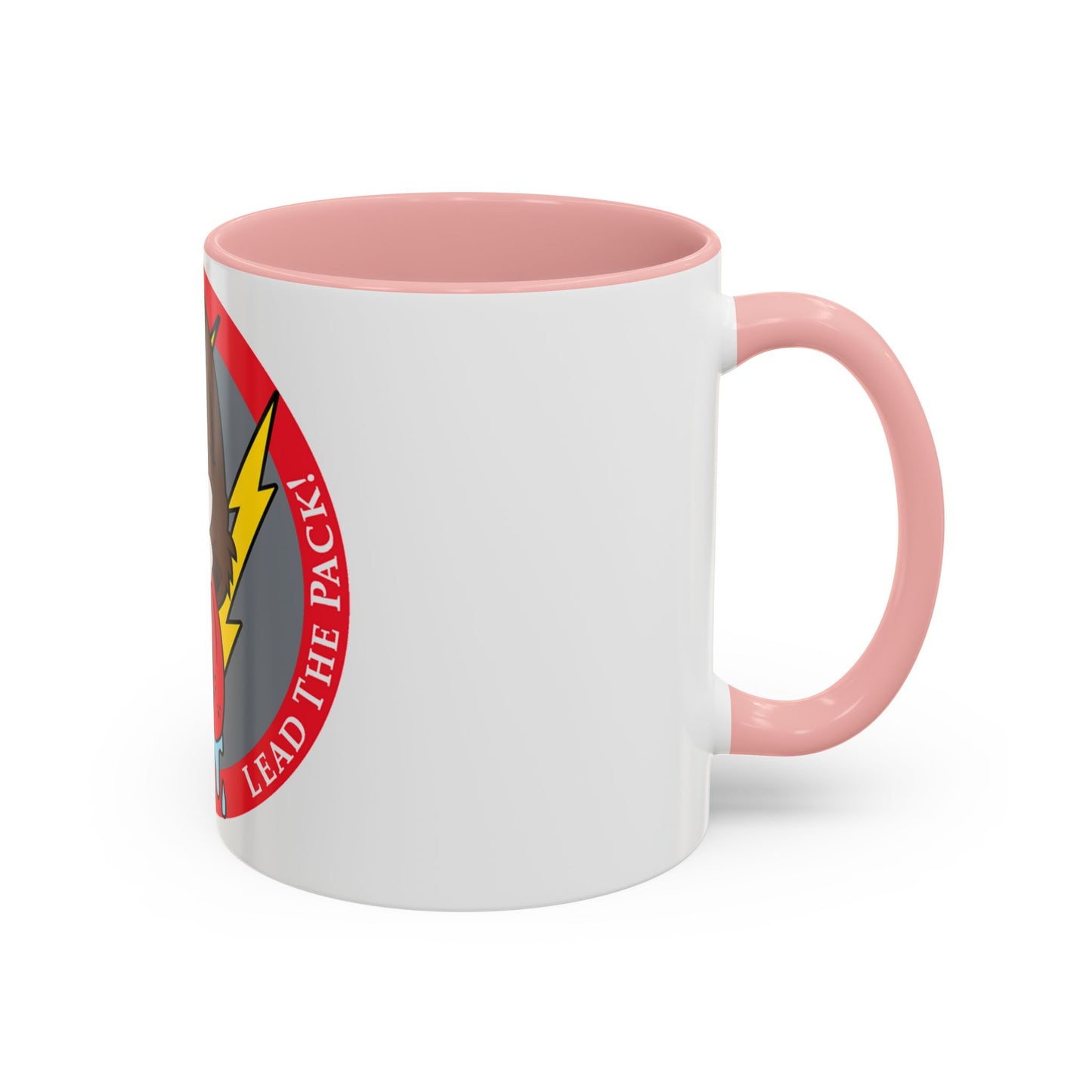 Red Wolfhound Patch (U.S. Air Force) Accent Coffee Mug