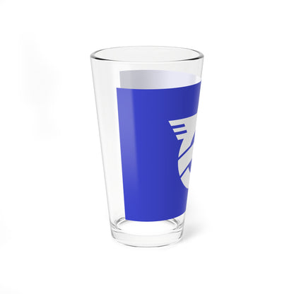 Flag of Katsuren Okinawa 1978-2005 (Japan) Pint Glass 16oz