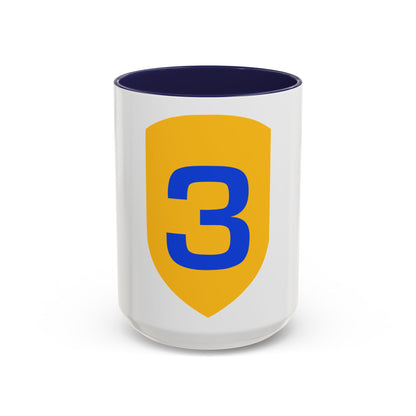 US 3rd Cavalry Division (U.S. Army) Accent Coffee Mug