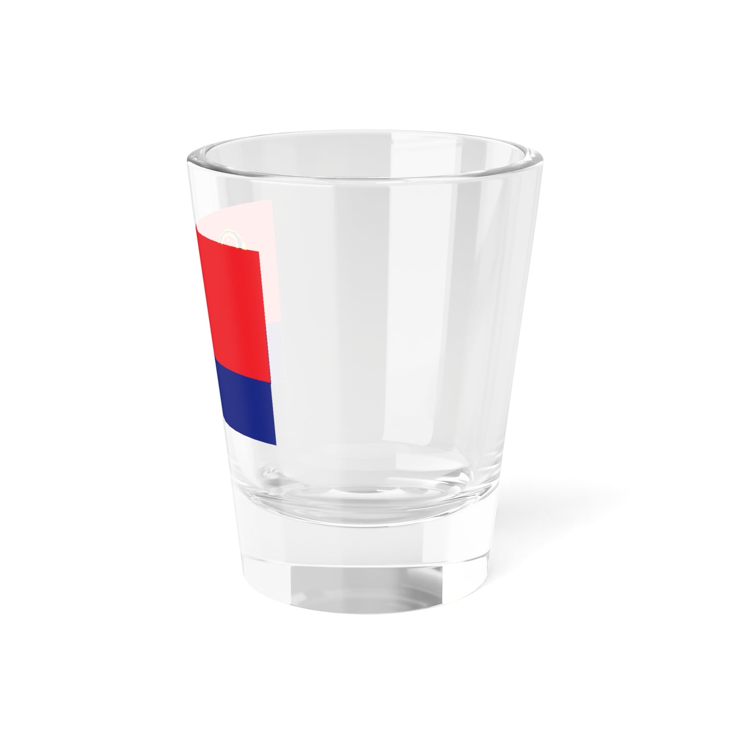 Flag of the Peoples Police of the Peoples Republic of China (China) (Coat of Arms) Shot Glass 1.5oz