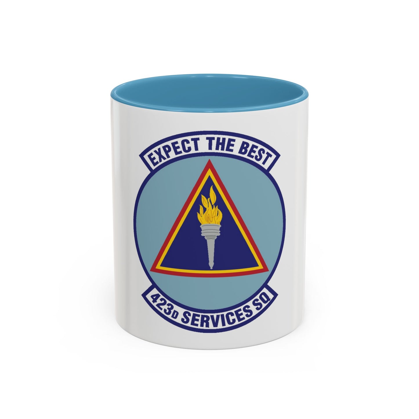 423d Services Squadron (U.S. Air Force) Accent Coffee Mug