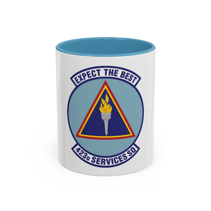 423d Services Squadron (U.S. Air Force) Accent Coffee Mug