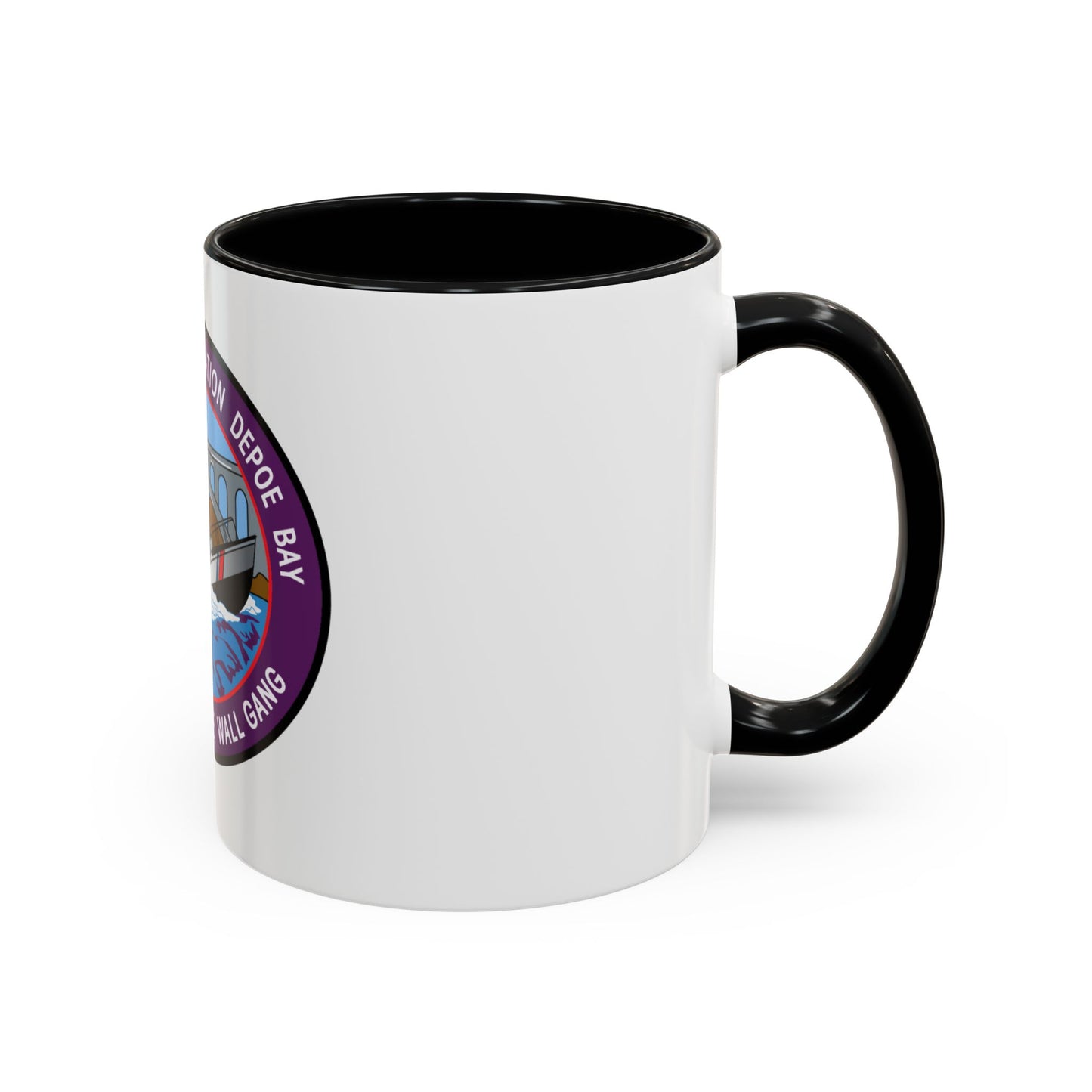 USCG Station Depoe Bay (U.S. Coast Guard) Accent Coffee Mug