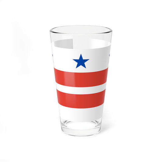 Washington D.C. Flag design Charles Dunn 1924 (United States) Pint Glass 16oz
