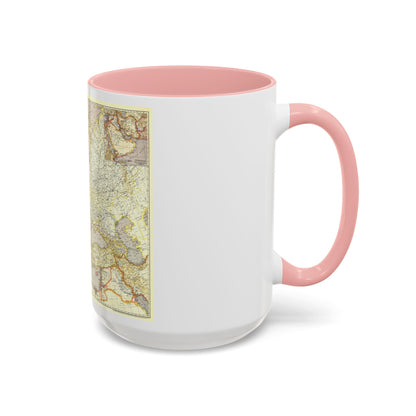 Europe and the Near East (1943) (Map) Accent Coffee Mug