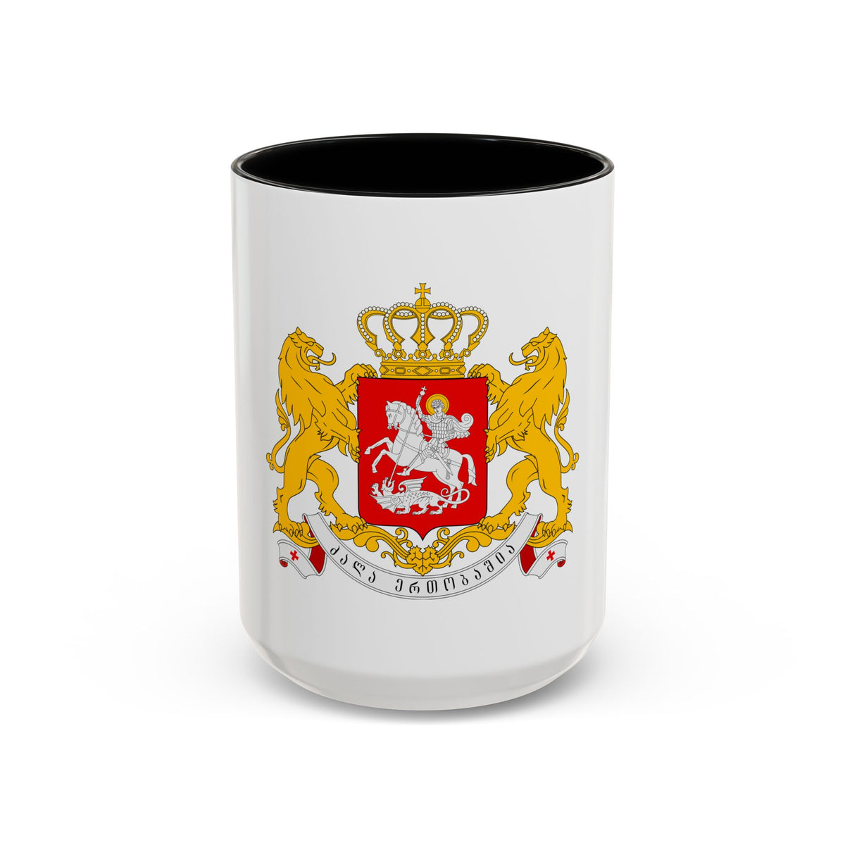 Greater coat of arms of Georgia - Accent Coffee Mug