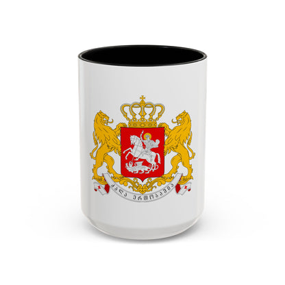 Greater coat of arms of Georgia - Accent Coffee Mug
