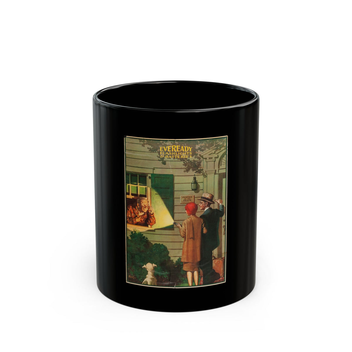 Eveready Flashlights and Batteries_1 - Black Coffee Mug