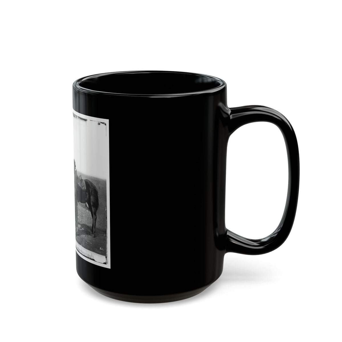 Antietam, Md. A Cavalry Orderly (U.S. Civil War) Black Coffee Mug