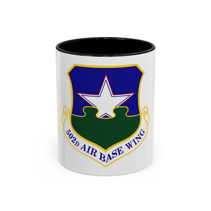 502d Air Base Wing (U.S. Air Force) Accent Coffee Mug