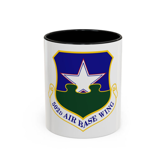 502d Air Base Wing (U.S. Air Force) Accent Coffee Mug