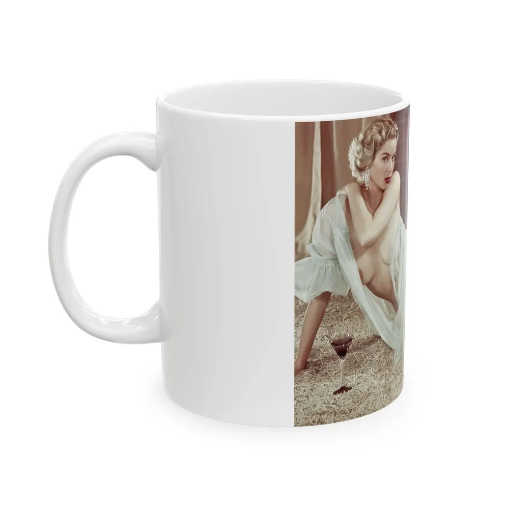 Eve Meyer #05 (Vintage Female Icon) White Coffee Mug-Go Mug Yourself