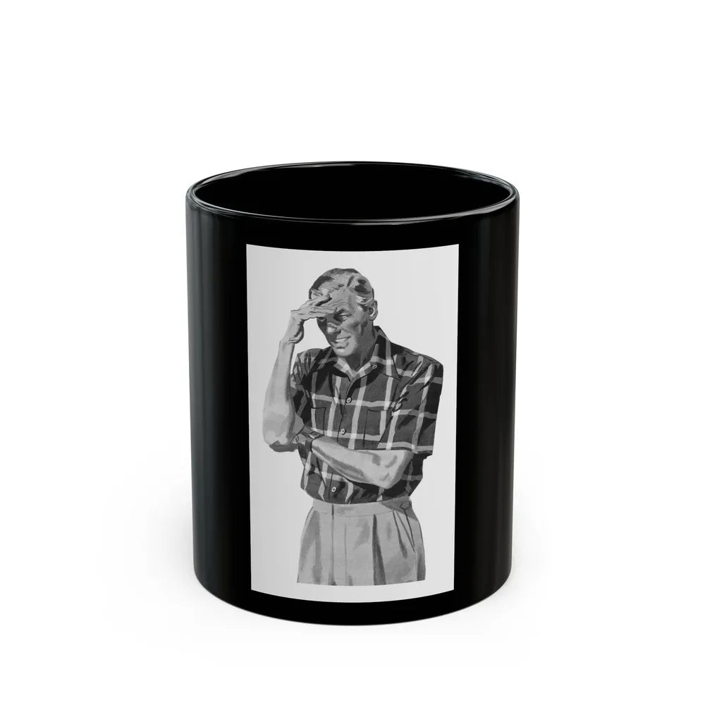 Fashion Illustration, Esquire magazine, 1949 (3) - Black Coffee Mug-11oz-Go Mug Yourself