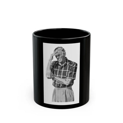 Fashion Illustration, Esquire magazine, 1949 (3) - Black Coffee Mug-11oz-Go Mug Yourself