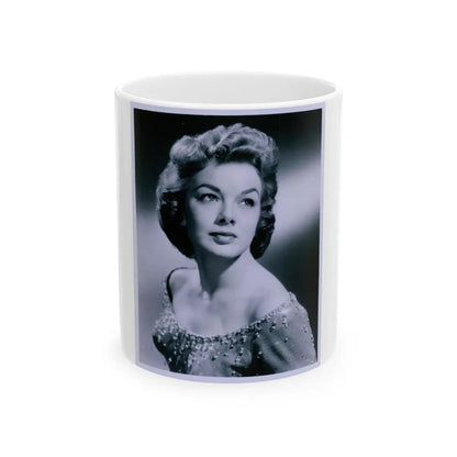 Leslie Parrish #193 (Vintage Female Icon) White Coffee Mug-11oz-Go Mug Yourself