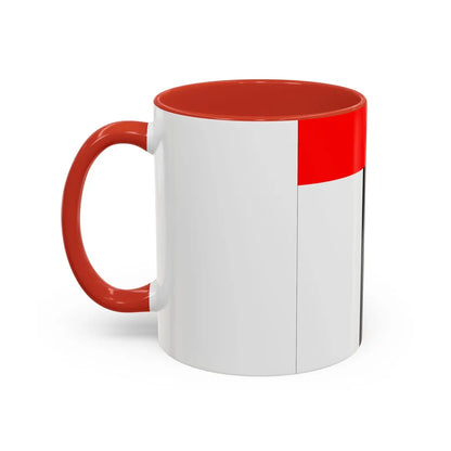 Flag of Baden Switzerland - Accent Coffee Mug-Go Mug Yourself