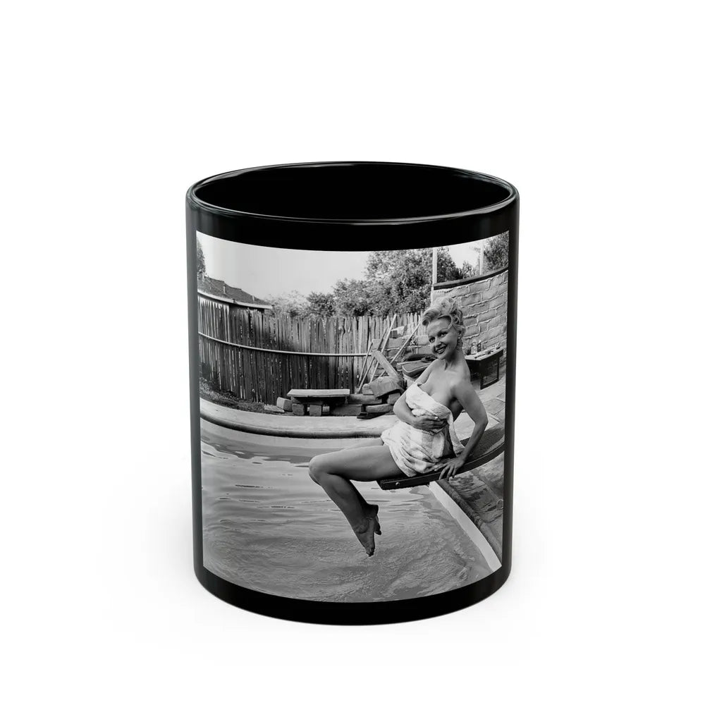 Greta Thyssen #101 (Vintage Female Icon) Black Coffee Mug-11oz-Go Mug Yourself