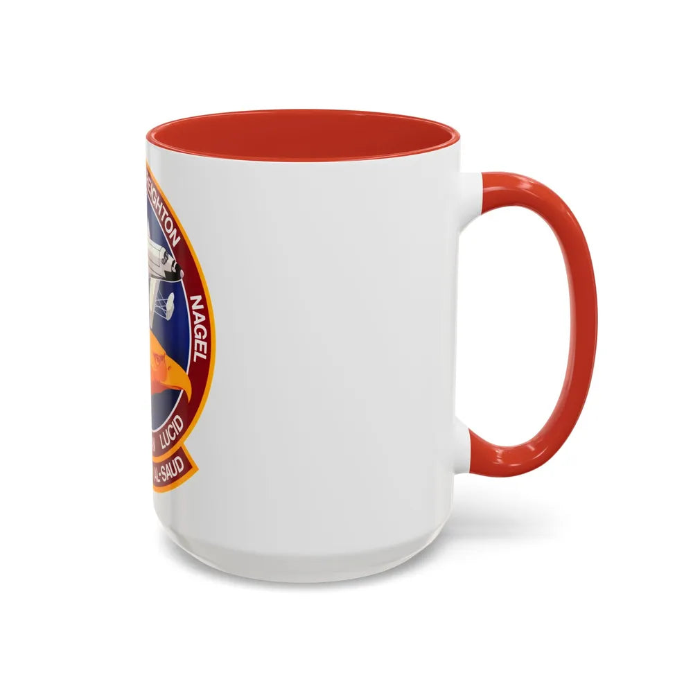 STS 51 g (NASA) Accent Coffee Mug-Go Mug Yourself