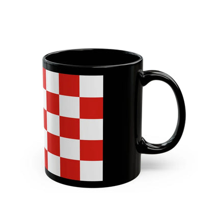 Flag of Kalisz Poland - Black Coffee Mug-Go Mug Yourself