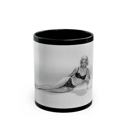 Carroll Baker #23 (Vintage Female Icon) Black Coffee Mug-11oz-Go Mug Yourself