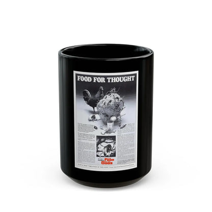 FOOD OF THE GODS (TEASER) 1976 Movie Poster - Black Coffee Mug-15oz-Go Mug Yourself