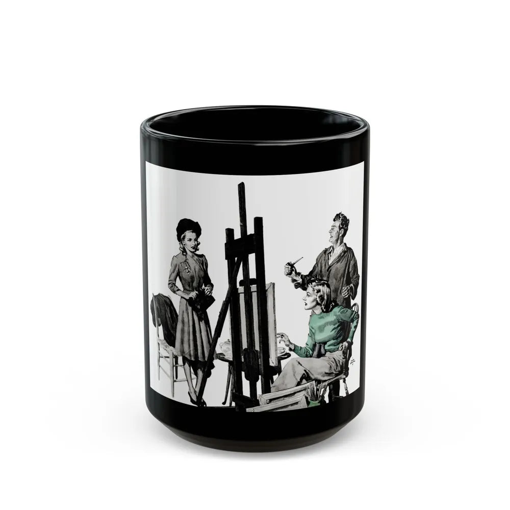 Dark Fortune, Liberty magazine, November 16, 1940 - Black Coffee Mug-15oz-Go Mug Yourself