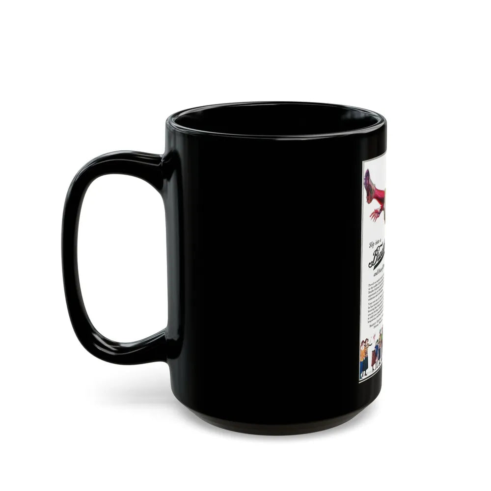 Bradley advertisement - Black Coffee Mug-Go Mug Yourself