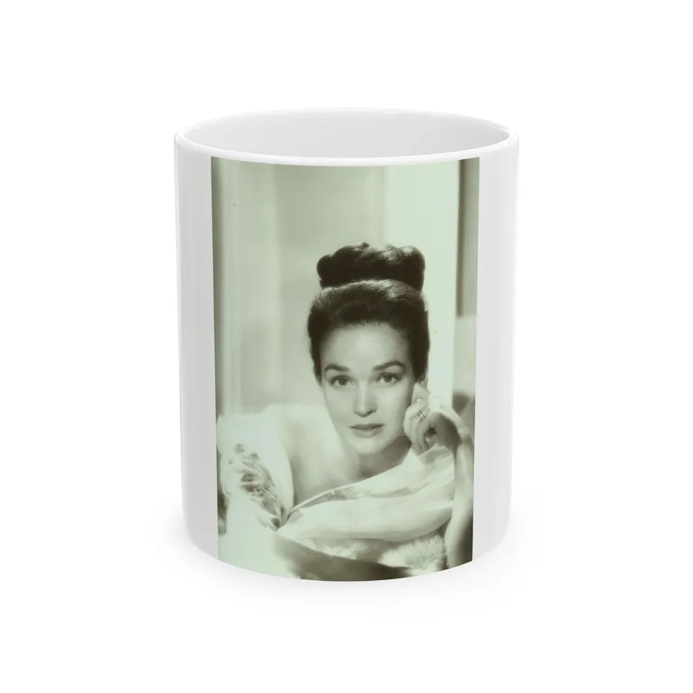 Kathryn Grant #32 (Vintage Female Icon) White Coffee Mug-11oz-Go Mug Yourself