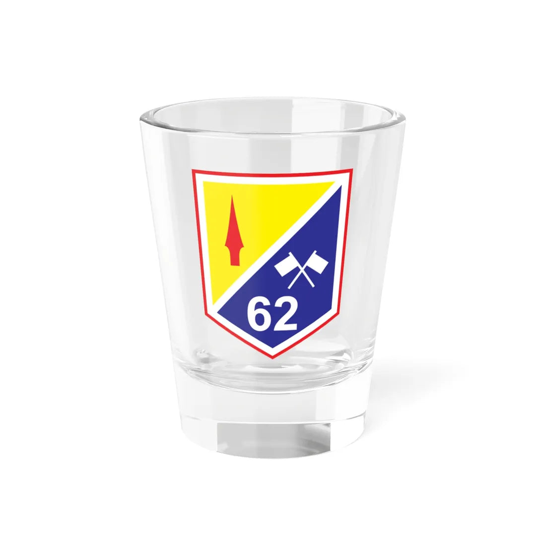62CIS (Ireland) (Coat of Arms) Shot Glass 1.5oz 1.5oz - Go Mug Yourself
