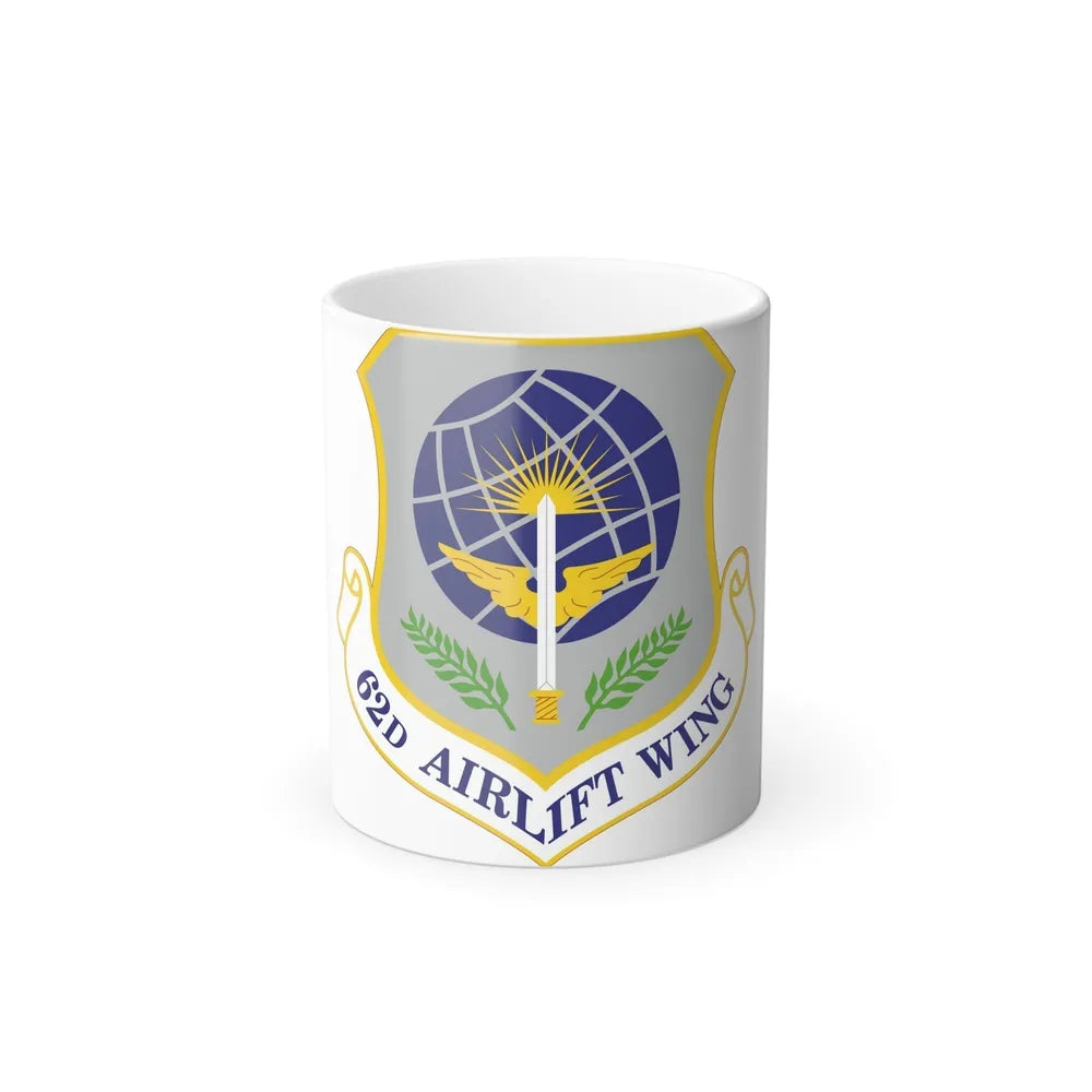 62d Airlift Wing (U.S. Air Force) Color Changing Coffee Mug-11oz-Go Mug Yourself